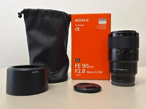 OBIETTIVO SONY FE 90mm F2.8 MACRO G OSS - Foto 1 di 2