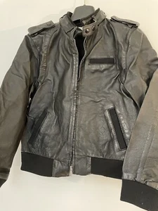 Izzue leather biker jacket - Picture 1 of 4