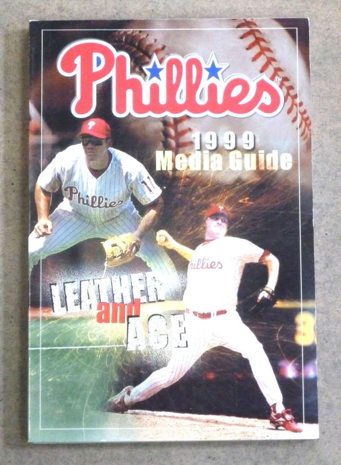 PHILADELPHIA PHILLIES MLB BASEBALL MEDIA GUIDE - 1999 - NEAR MINT - Image 1 of 1