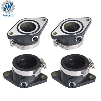 4Pcs Carburetor Intake Manifold Boot 13110-45100 for Suzuki 1980-1983 GS850 G GL - Image 1 of 4