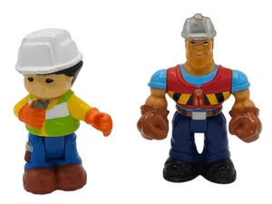 Fisher Price Mattel Bauarbeiter 2 Stück - Bild 1 von 7