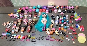 Grande lotto di bambole LOL + 1 bambola OMG + abiti extra + lotto accessori - Foto 1 di 8