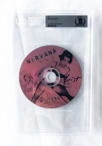 Krist Novoselic Signed CD Beckett BAS Nirvana 7 COA Cover