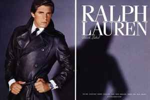 2007 Ralph Lauren Nacho Figueras Black Label fashion 3-page MAGAZINE AD - Picture 1 of 2