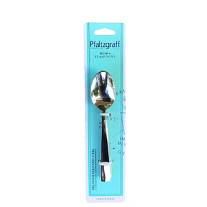 Pfaltzgraff Danford Set of 6 Teaspoons Premium Stainless Steel New - Picture 1 of 2