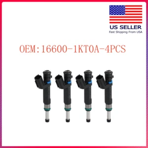 4Pcs Fuel Injector Nozzle Injection For 12-15 Nissan Versa 1.6L L4 16600-1KT0A - Bild 1 von 13