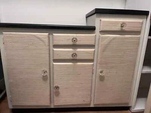 CREDENZA VINTAGE BASSA DA CUCINA ART DECO' - Foto 1 di 5