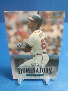 1994 Donruss #3 Fred McGriff 90's Dominators: Homeruns Atlanta Braves - Picture 1 of 4