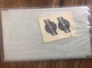 O Scale Walthers Decals CNW freight, Route of the 400, The Streamliners # 38-W - Picture 1 of 5