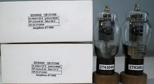 12E1 CV345 EDISWAN D Getter Verstärker Röhren Amplitrex getestet 1 passendes Paar 2 Stück - Bild 1 von 7