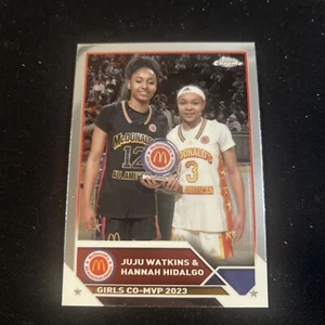 2023 TOPPS CHROME MCDONALDS #100 JUJU WATKINS AND HANNAH HIDALGO CO-MVP - Picture 1 of 2
