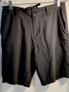 O’Neill Hybrid Shorts Herren Größe 30 Chino Knopf Reißverschluss Kordelzug schwarz 10” Schrittlänge - Bild 1 von 12