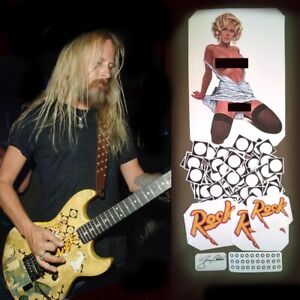 Blue Dress guitar stickers Jerry Cantrell G&L rampage Alice in Chains 