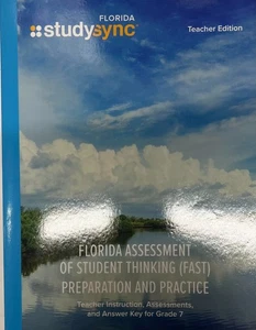Grade 7 Study Sync Florida Assessment Student Thinking FAST Teacher Edition 2026 - Picture 1 of 1