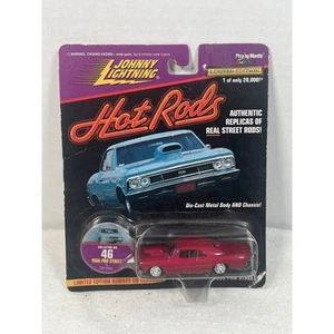 JOHNNY LIGHTNING HOT RODS #46 1966 PRO STREET RED - Picture 1 of 7