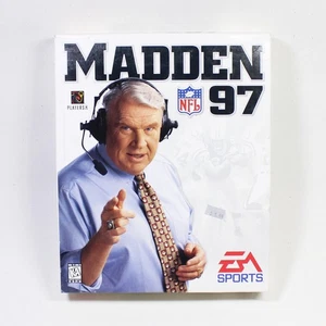 Madden NFL 97 (PC 1996) edición Big Box - completo, CD-ROM deportivo EA en muy buen estado - Imagen 1 de 8
