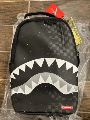 Mochila de goteo Sprayground espacio profundo nueva negra bolsa de libros bolsa escolar grande Foto 1 de 4