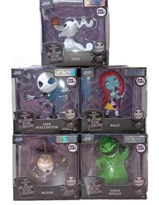 2025 NUEVO Juego de 5 figuras Diecast de Pesadilla antes de Navidad JADA Metalfigs - Imagen 1 de 7