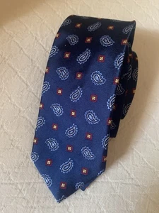 JOS A BANK Heritage Collection 100 % Seide Herren HALSKRAWATTE blau Paisley gebraucht, in einwandfreiem Zustand - Bild 1 von 5
