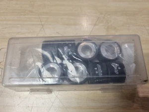 POLINI PN242280 Jeu de 8 galets de variateur noir Ø 25 x 17 - 14g *NEUF* - Imagen 1 de 1