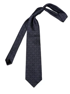 Brooks Brothers Tie Men's Purple Geometric Silk Necktie USA Woven England - Picture 1 of 6