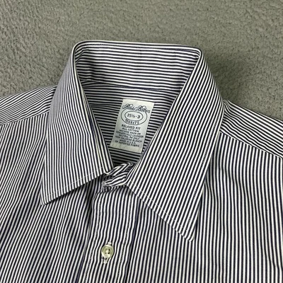 Camisa Brooks Brothers Makers Para Hombre 15.5 Puño Francés Calce Relajado Hecha en EE. UU. Foto 1 de 4