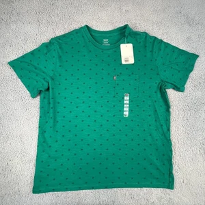 Camisa Levis Para Hombres Grande Ajuste Estándar Estampado de Palma Bolsillo Camiseta Informal 19342-0360 - Imagen 1 de 10
