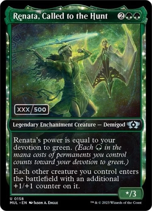 Renata, Called to the Hunt (Serialized) -Foil Near Mint MTG 493/500 - Image 1 of 1