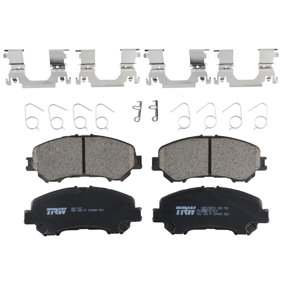 Front Disc Brake Pad Set for Nissan Rogue 2014 - 2020 TRW Pro TRC1737 Foto 1 de 4