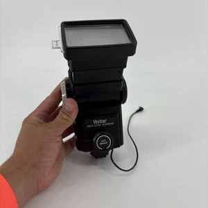 Flash Vivitar 285HV Zoom Tiristor Vari Power Automático Montaje en Zapata. Envío rápido - Imagen 1 de 8