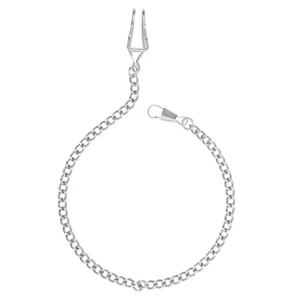 NICERIO Plated Pocket Watch Chain key Chain Pocket Watch Chain - Picture 1 of 9