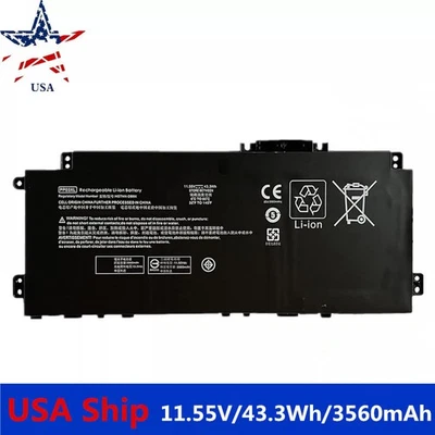 BATERÍA DE POLÍMERO DE LITIO PARA HP SPECTRE X360 13-AW2000 11.55V 43.3Wh 3560mAh PP03XL M0 Foto 1 de 4