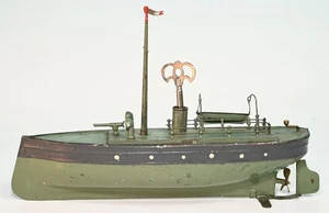 uraltes Kriegsschiff * Torpedoboot mit Uhrwerk * um 1912/15 - Bild 1 von 1