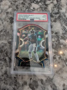 2020 Select Die Cut Concourse Jalen Hurts #50 Card TRI Color Rookie RC PSA 9 - Picture 1 of 13