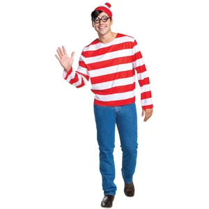 Adults Classic Waldo Costume - Extra Large - Adult Halloween Costume - Picture 1 of 12