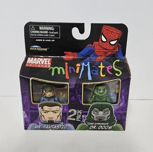 Marvel Minimates Best of Series 2 two-pack featuring Mr. Fantastic and Dr. Doom - Picture 1 of 5