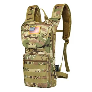 Tactical Molle Hydration Pack Backpack 3L Water Bladder Cycling Hiking Running - Picture 1 of 2