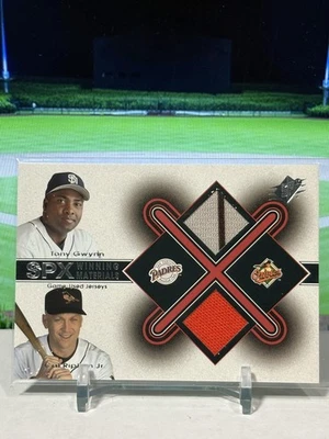 2001 Upper Deck SPx Winning Materials #TG-CR Tony Gwynn Cal Ripken Jr. SP JA Foto 1 de 2
