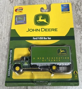 1/87 Athearn John Deere Ford F-850 Box Van Truck HO Scale NEW - Picture 1 of 5