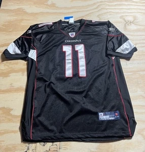 Reebok Arizona Cardinals #11 Larry Fitzgerald Alternate Black Jersey (Size 50) - Picture 1 of 8