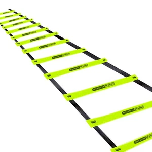 HolaHatha 20 Fuß 12 Sprossen gelb verstellbar Sport Agility Fitness Training Leiter - Bild 1 von 6