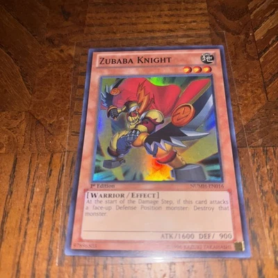 Yu-Gi-Oh! Number Hunters Zubaba Knight 1st Edition Super Rare Numh-En016 - Image 1 of 2