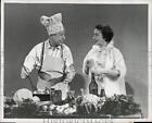1957 Press Photo Bert Lahr &amp; Mildred Natwick on &quot;Kraft Television Theatre&quot;