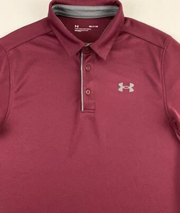 Under Armor Polo Shirt Size Small Short Sleeve Golf Button Up - Picture 1 of 12