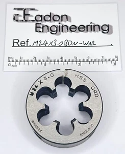Matrice metrica a bottone M24 x 3,0 mm, HSS. Di marche top. - Foto 1 di 26