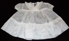 Vintage Handmade Sheer White Party Dress Lace Girl's Size 12 Mos #11