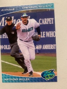 Anthony Miller 2018 Lynchburg Hill Cats Team Card