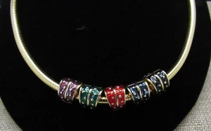 JOAN RIVERS AUSTAUSCHBARER ANHÄNGER OMEGA SWARVOSKI KRISTALL HALSKETTE SET NEU IM KARTON - Bild 1 von 8