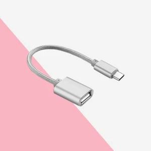 OTG Cable Type-C To USB 2.0 Connect Cable Adapter(Silver) - Picture 1 of 12