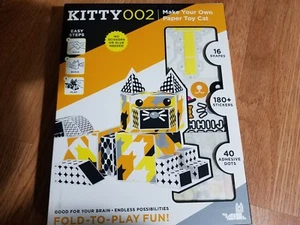 Paper Punk Cat Paper Building Blocks Fold to Play Fun - Picture 1 of 1